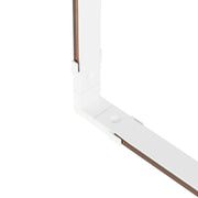 Continuum Track Wall to Ceiling Connector in White