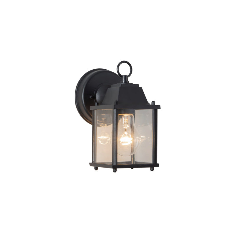 Grove 8" Outdoor Wall Light in Black