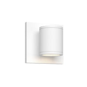 Nordic 4" Outdoor Wall Light, 2" Diameter in White