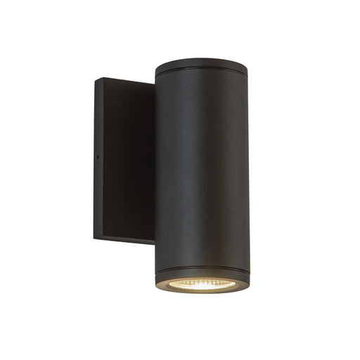 Nordic 6" Outdoor Wall Light, 2" Diameter in Black