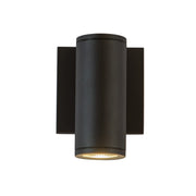 Nordic 6" Outdoor Wall Light, 2" Diameter in Black