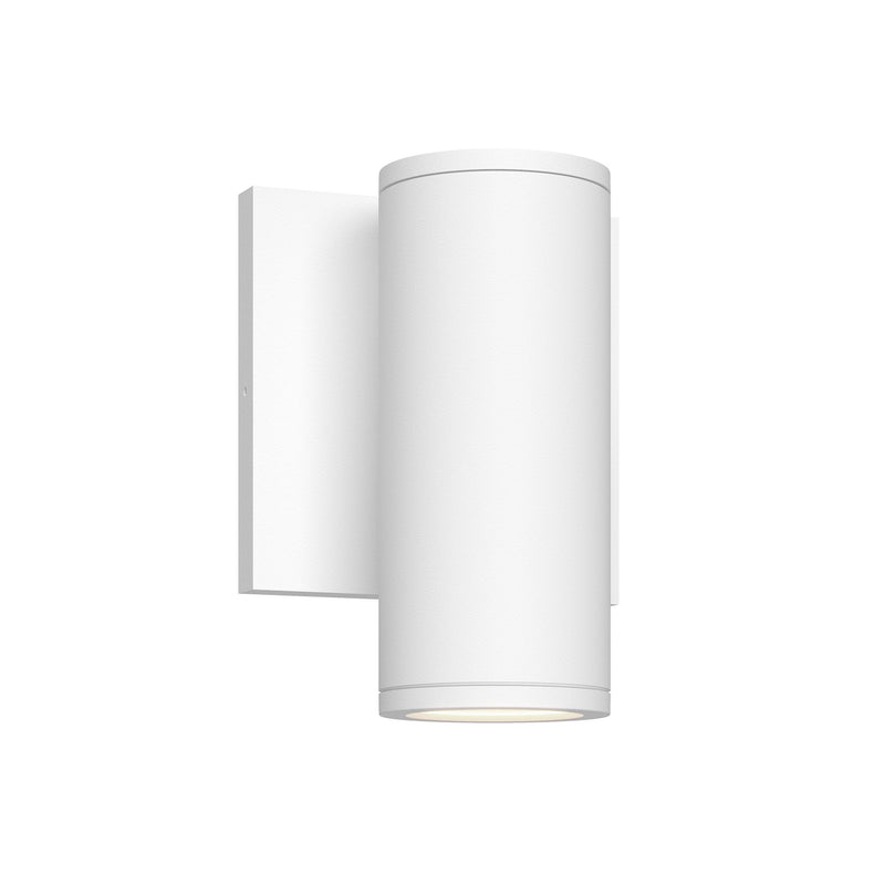 Nordic 6" Outdoor Wall Light, 2" Diameter in White