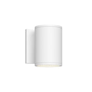 Nordic 5" Outdoor Wall Light, 3" Diameter in White