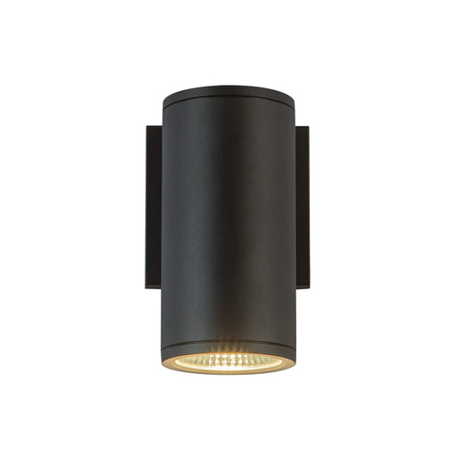Nordic 7" Outdoor Wall Light, 3" Diameter in Black