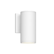 Nordic 7" Outdoor Wall Light, 3" Diameter in White