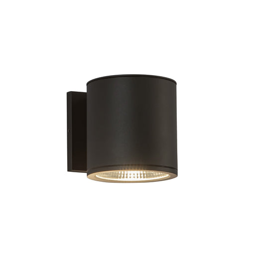 Nordic 5" Outdoor Wall Light, 5" Diameter in Black