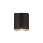 Nordic 5" Outdoor Wall Light, 5" Diameter in Black