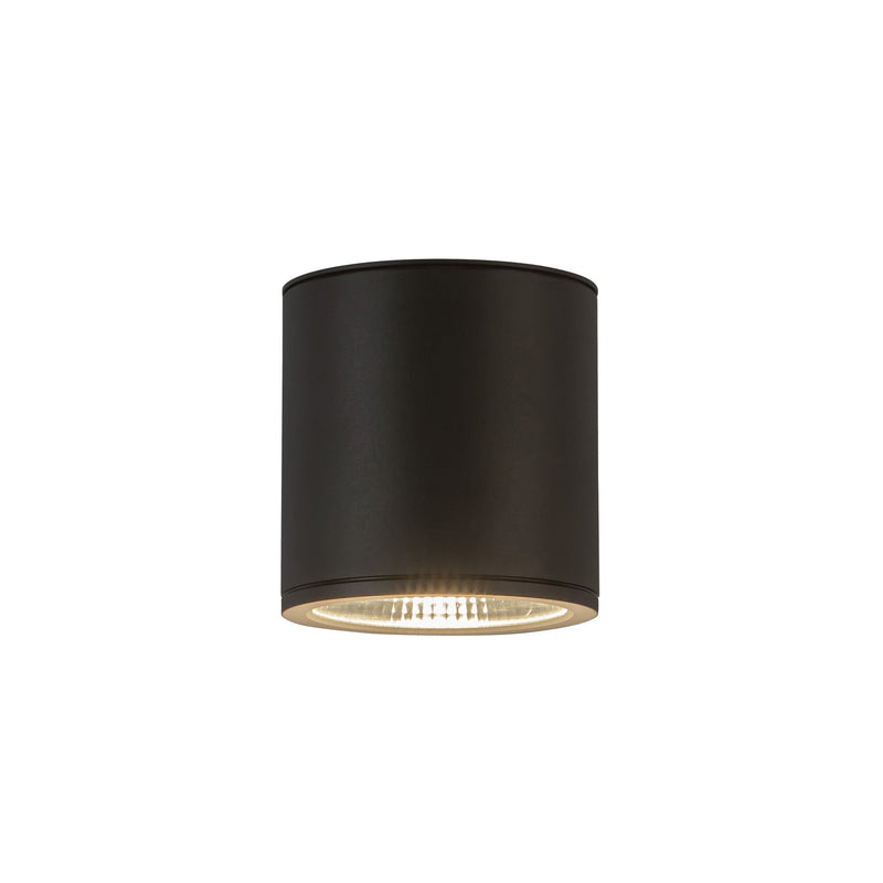 Nordic 5" Outdoor Wall Light, 5" Diameter in Black