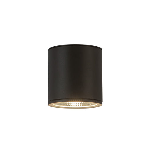 Nordic 5" Outdoor Wall Light, 5" Diameter in Black