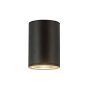 Nordic 7" Outdoor Wall Light, 5" Diameter in Black