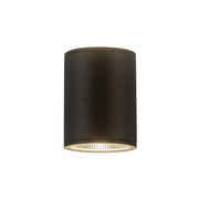 Nordic 6" Outdoor Up/Down Wall Light, 5" Diameter in Black
