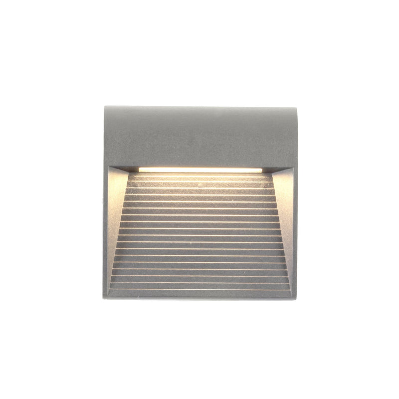 Casa 5" Outdoor Step Light in Grey