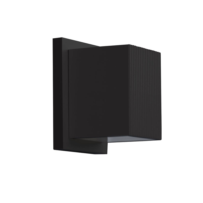 Mavis 4" Outdoor Up/Down Wall Light in Black