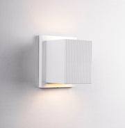 Mavis 4" Outdoor Up/Down Wall Light in White