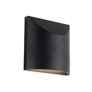 Lenox 8" Outdoor Wall Light in Black