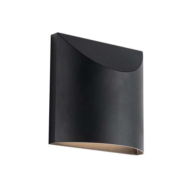 Lenox 8" Outdoor Wall Light in Black