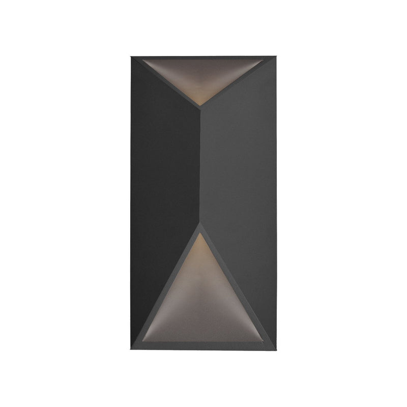 Indio 12" Outdoor Wall Light in Black
