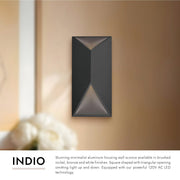 Indio 12" Outdoor Wall Light in Black