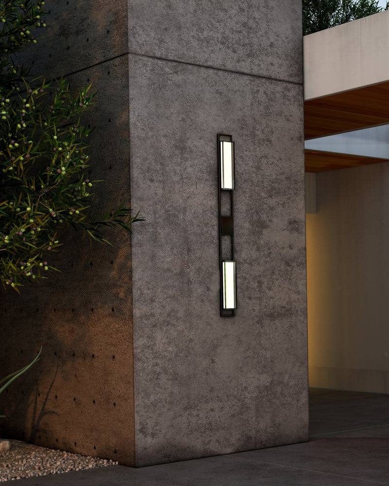 Aspen 60" Outdoor Wall Light in Black