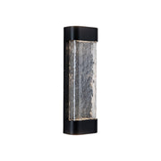 Moondew 18" Outdoor Wall Light in Black