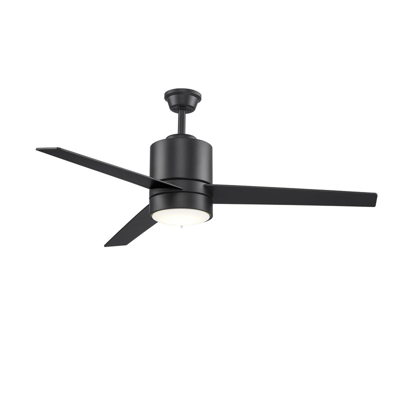 Finnley 3-Blade 52" Ceiling Fan in Black