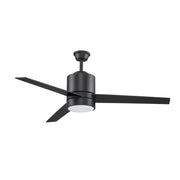 Finnley 3-Blade 52" Ceiling Fan in Black