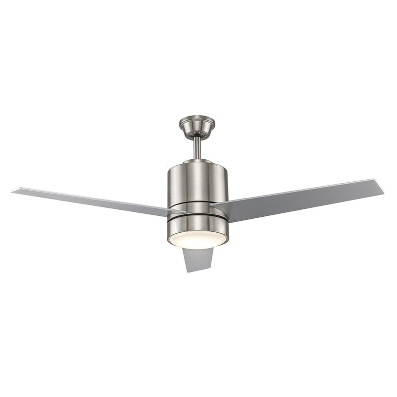 Finnley 3-Blade 52" Ceiling Fan in Brushed Nickel