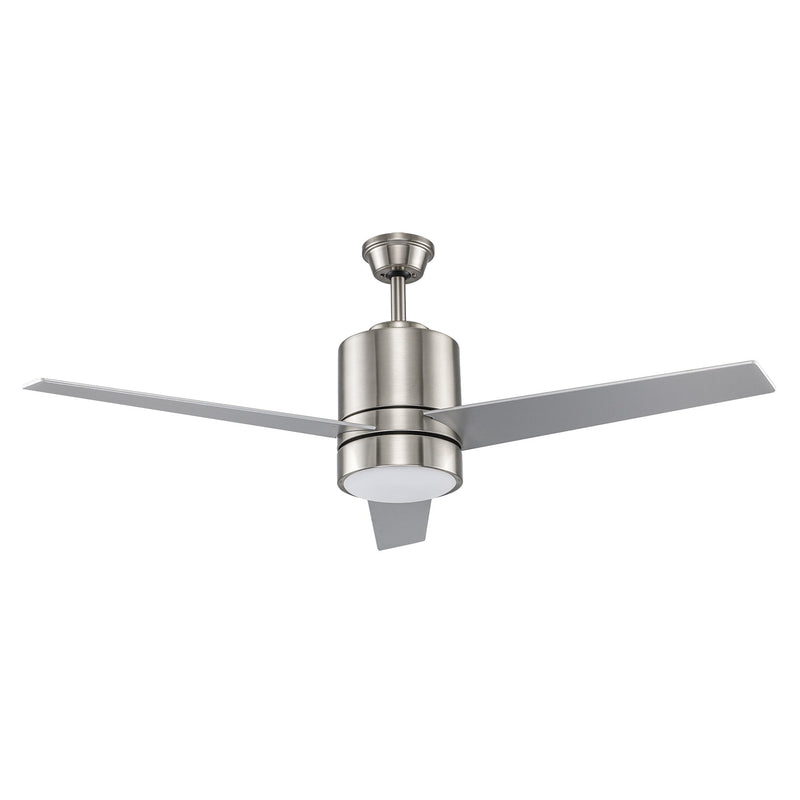Finnley 3-Blade 52" Ceiling Fan in Brushed Nickel