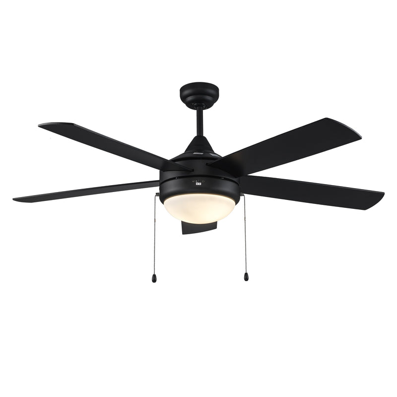 Cappleman 5-Blade 52" Ceiling Fan in Black