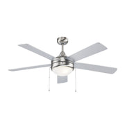 Cappleman 5-Blade 52" Ceiling Fan in Brushed Nickel