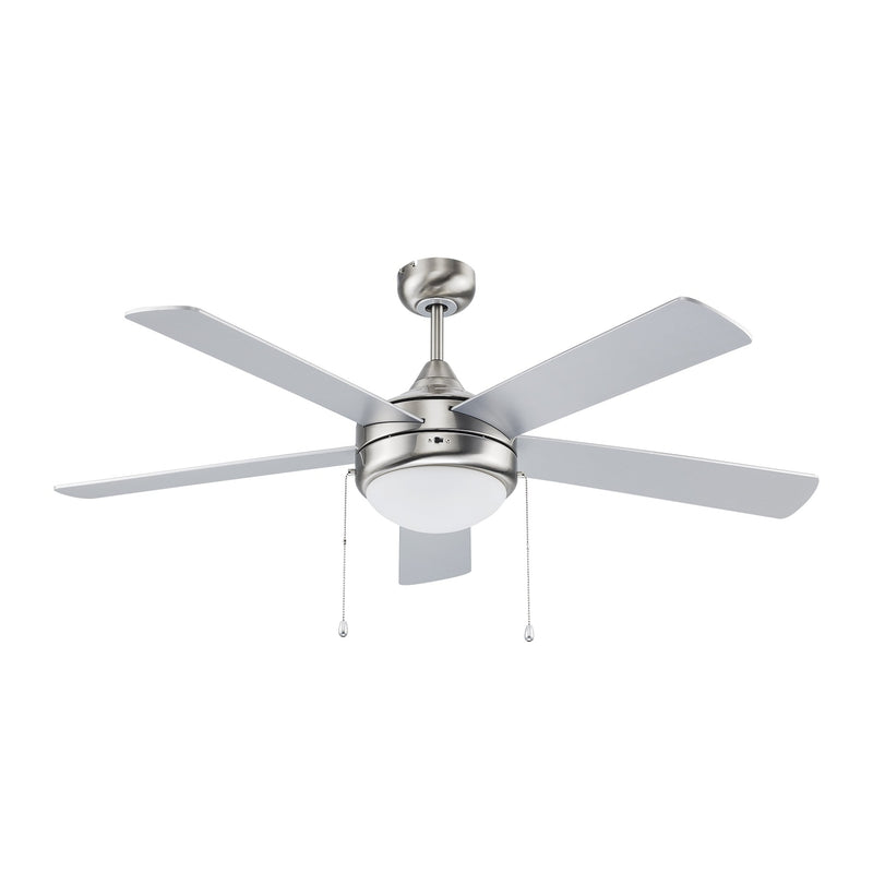 Cappleman 5-Blade 52" Ceiling Fan in Brushed Nickel