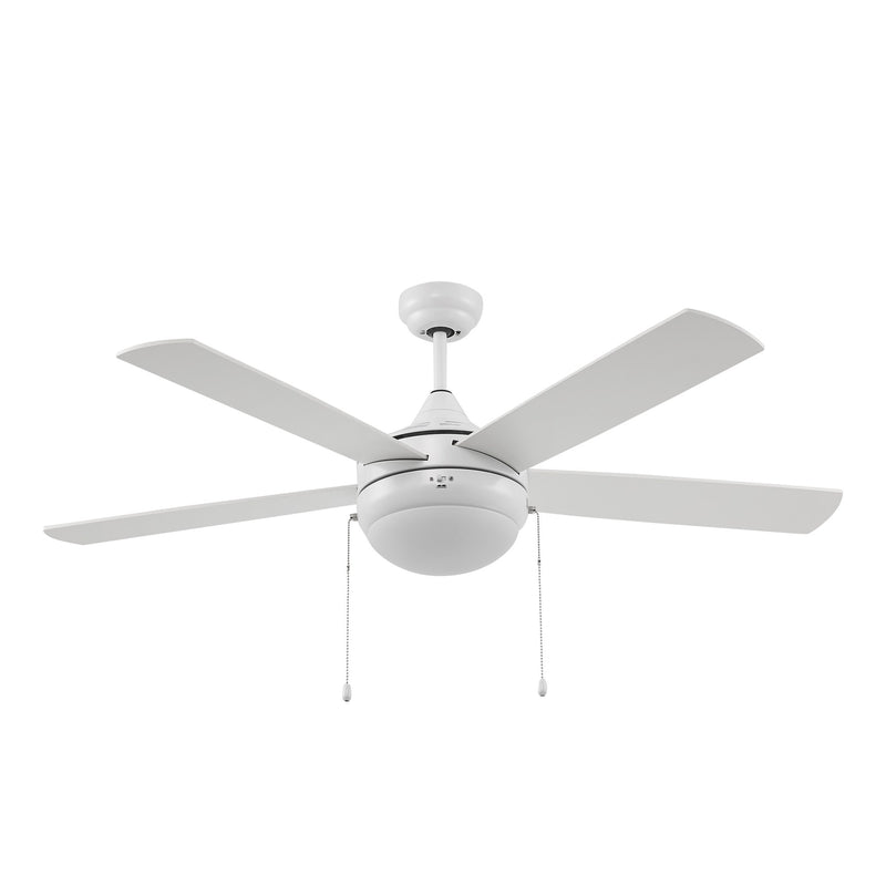 Cappleman 5-Blade 52" Ceiling Fan in White