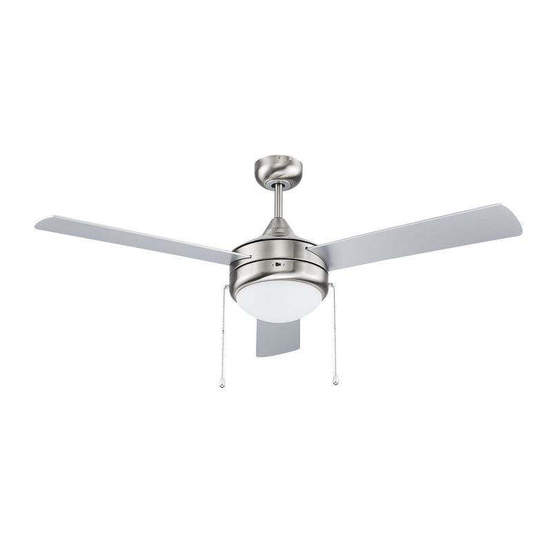 Cappleman Energy Star 52" Ceiling Fan in Brushed Nickel