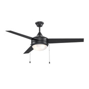 Cappleman 3-Blade 52" Ceiling Fan in Black