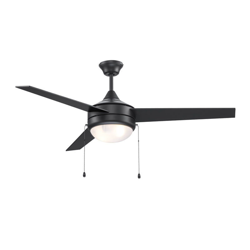 Cappleman 3-Blade 52" Ceiling Fan in Black