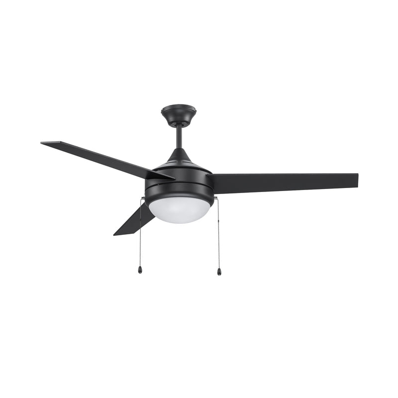 Cappleman 3-Blade 52" Ceiling Fan in Black