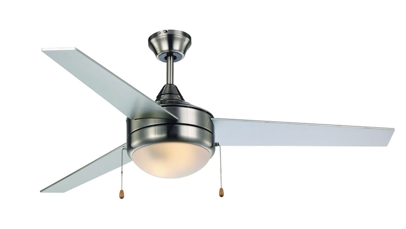 Cappleman 3-Blade 52" Ceiling Fan in Brushed Nickel