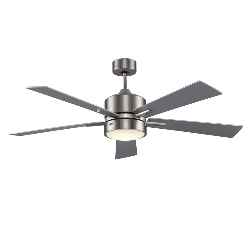 Arden 52" Ceiling Fan in Brushed Nickel