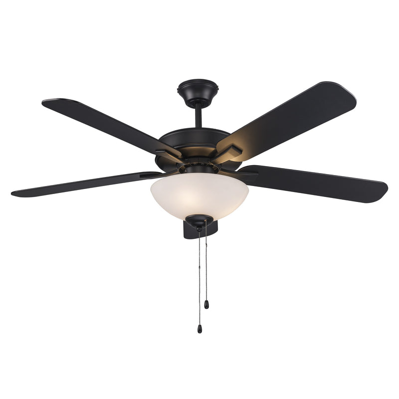 Sargeant 2-Light 52" Ceiling Fan in Black