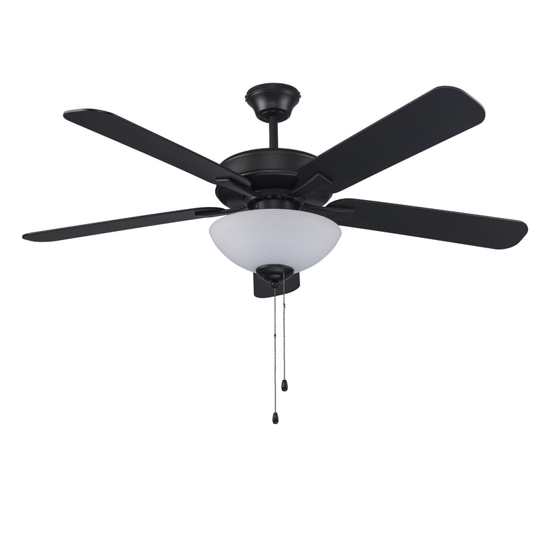 Sargeant 2-Light 52" Ceiling Fan in Black