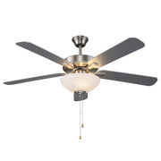 Sargeant 2-Light 52" Ceiling Fan in Brushed Nickel