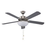 Sargeant 2-Light 52" Ceiling Fan in Brushed Nickel
