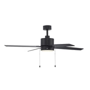 Ronan 4-Blade 52" LED Ceiling Fan in Black