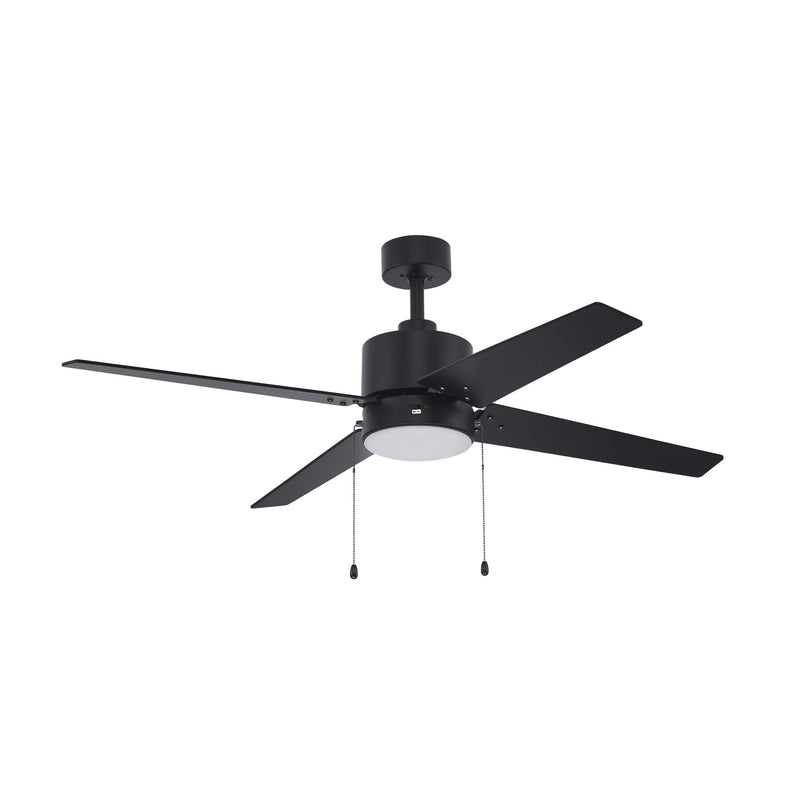Ronan 4-Blade 52" LED Ceiling Fan in Black