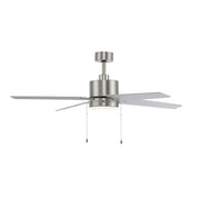 Ronan 4-Blade 52" LED Ceiling Fan in Brushed Nickel