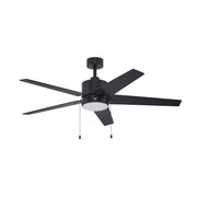 Ronan 5-Blade 52" LED Ceiling Fan in Black