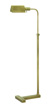 Fairfax Adjustable Pharmacy Floor Lamp in Antique Brass