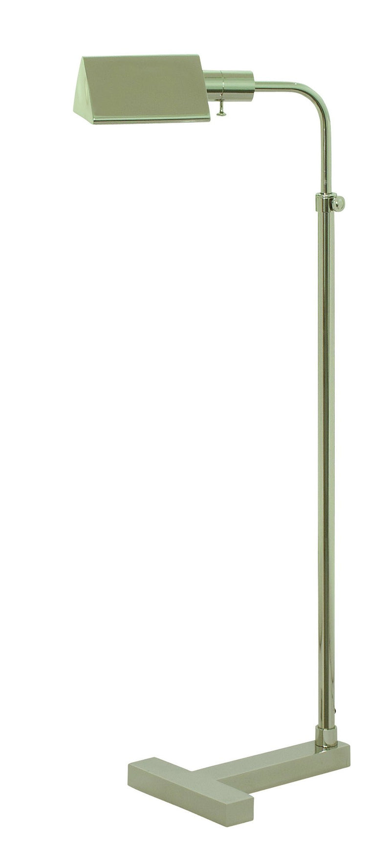 Fairfax Adjustable Pharmacy Floor Lamp in Polished Nickel