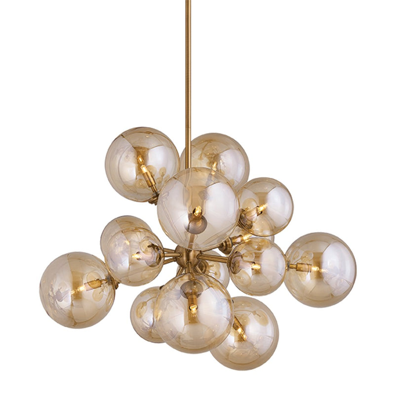 Santee 14-Light Chandelier in Patina Brass
