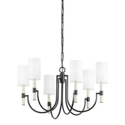 Gustine 6-Light Chandelier in Forged Iron